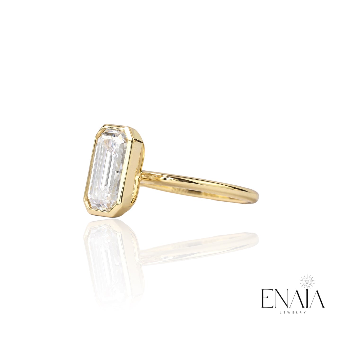 Lisa -Emerald Cut Moissanite 5ct
