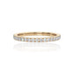 Bilie - Band Brilliant Round Cut 1.3MM Moissanite