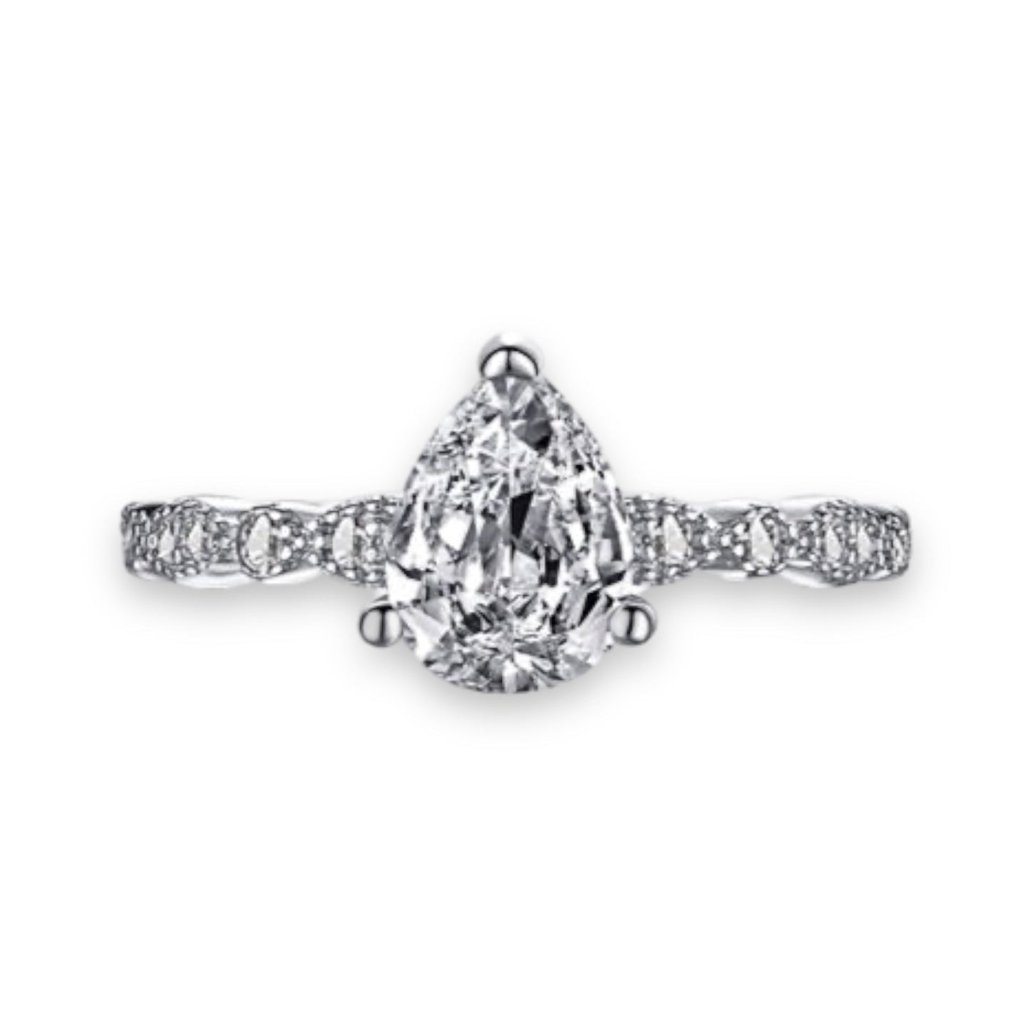 Cath Ring-  925 Sterling Silver Cubic Zirconia