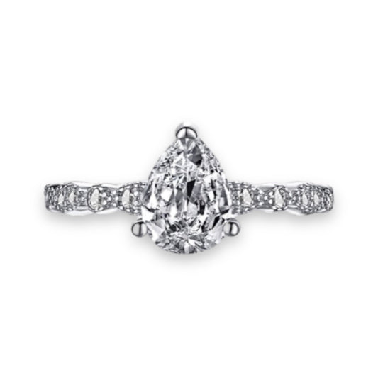 Cath Ring-  925 Sterling Silver Cubic Zirconia