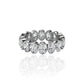 Melissa - Oval Band  Moissanite