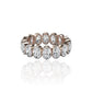 Melissa - Oval Band  Moissanite