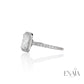 Elise -  Modern Radiant Cut Moissanite 2ct
