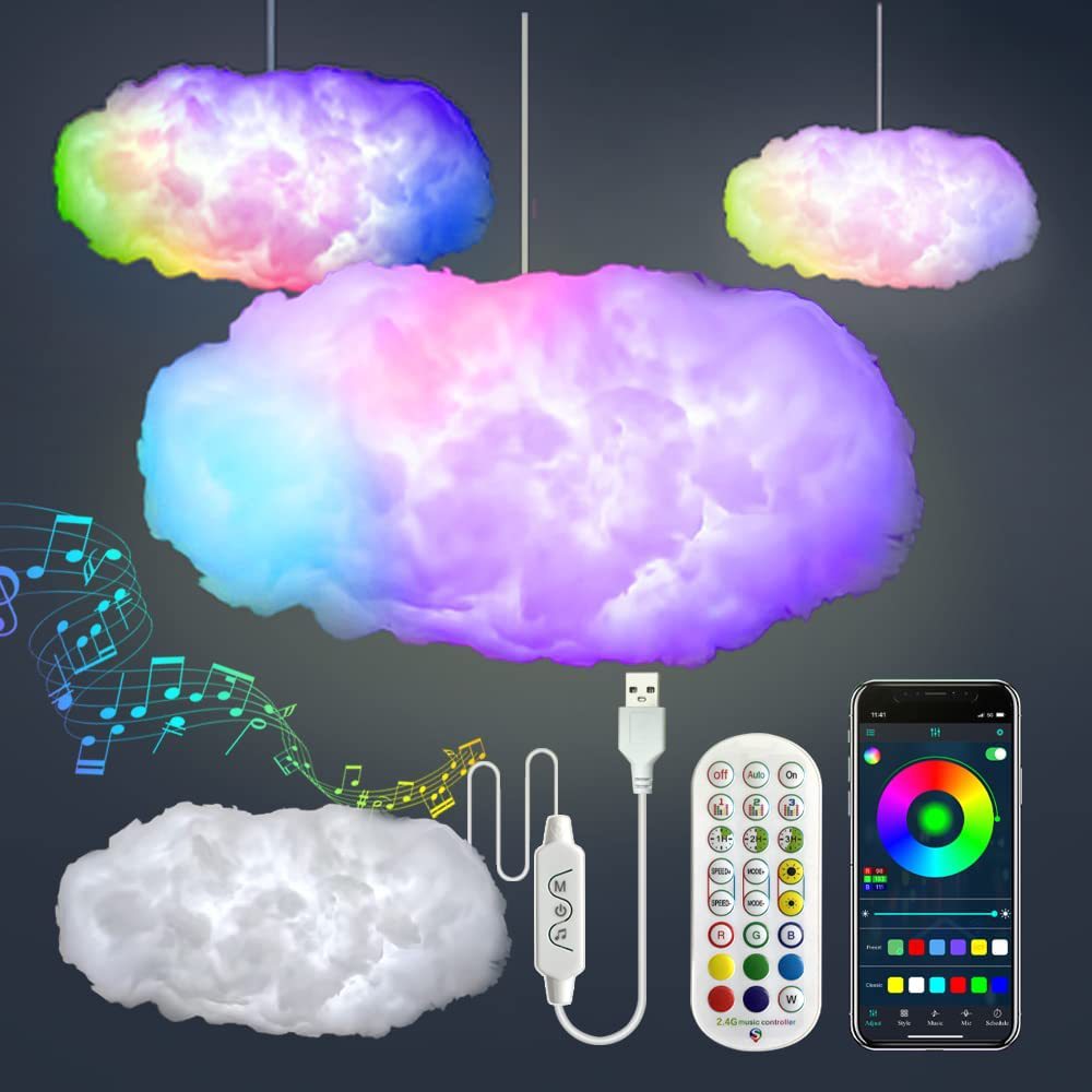 USB Cloud Light APP Control Music