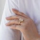 Gold Beatrice - Radiant Cut Moissanite 4 Ct
