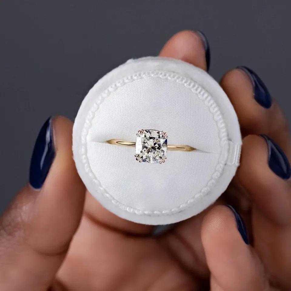 Leonora - Square Cushion Cut Moissanite 1 Carat