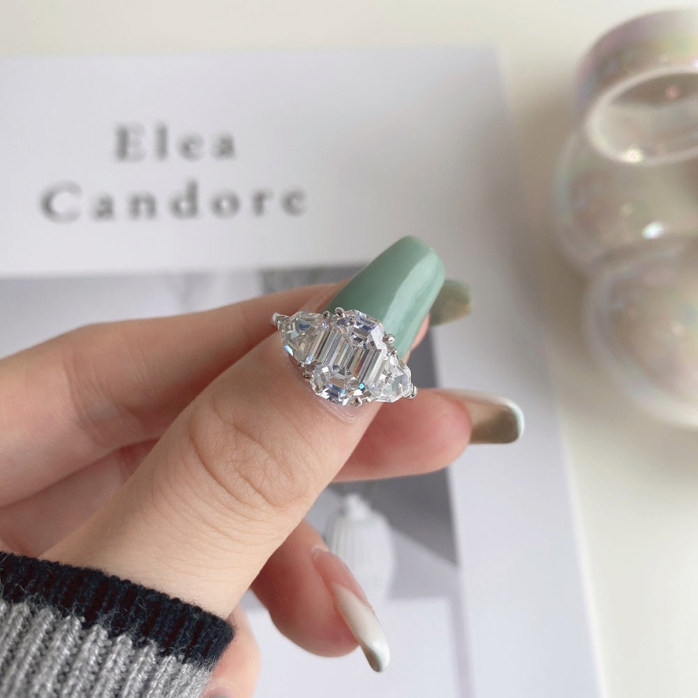 Rosemary Ring-  925 Sterling Silver Cubic Zirconia