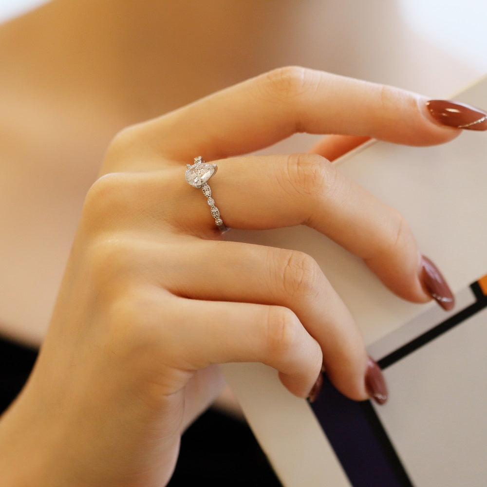 Cath Ring-  925 Sterling Silver Cubic Zirconia