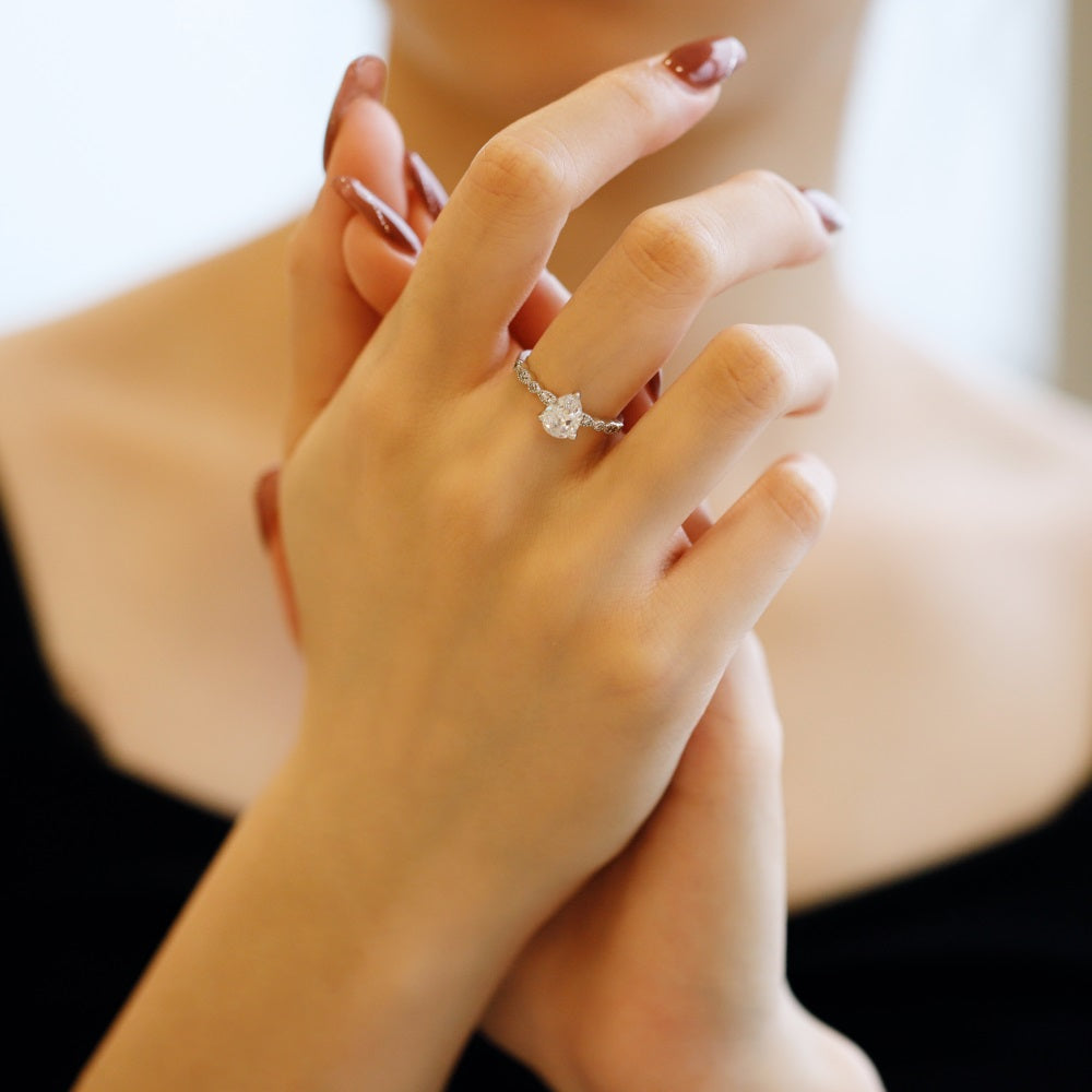 Cath Ring-  925 Sterling Silver Cubic Zirconia